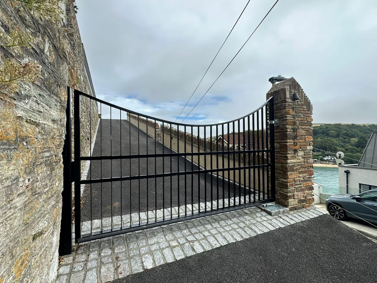 Driveway and metal gates in Plymouth by Plymouth Gates & Railings